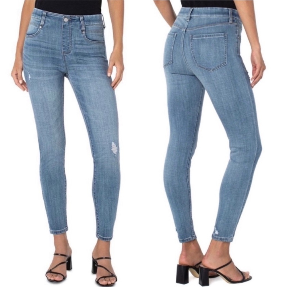 NWT Liverpool Gia Glider Ankle Skinny Jeans in Atmore Wash